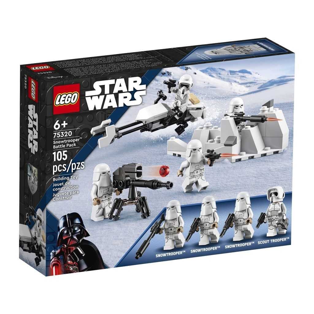 Star Wars Lego Pack de Combate: Soldados de las Nieves Edades 6+ # 75320 Artículo 105 Piezas | UNP-086152